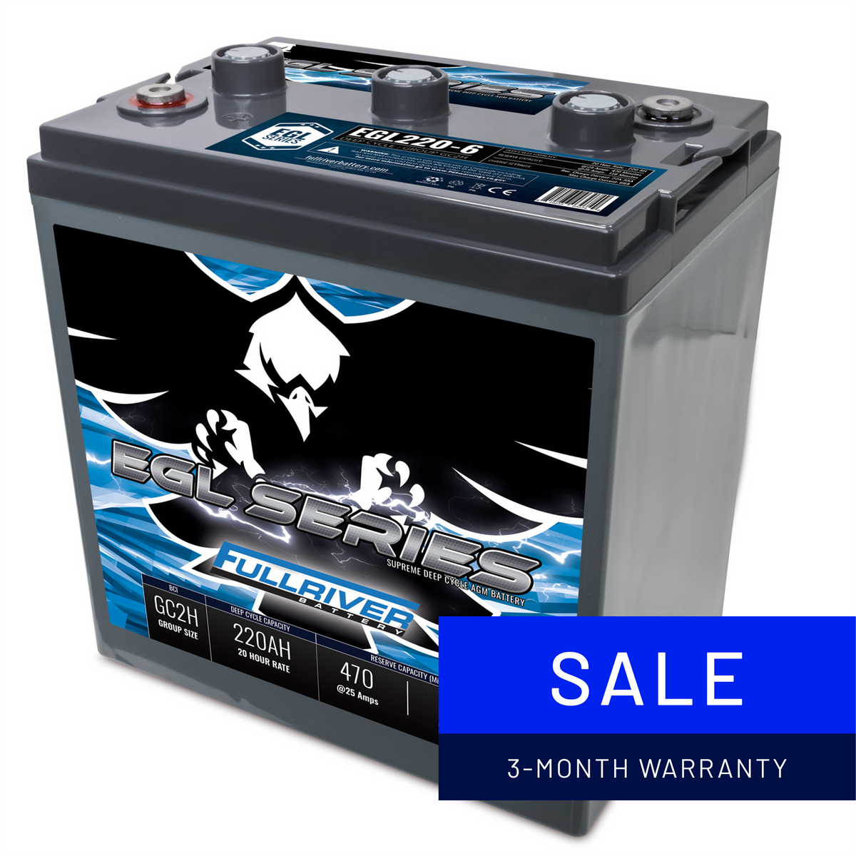 Fullriver EGL Supreme Deep Cycle Batteries
