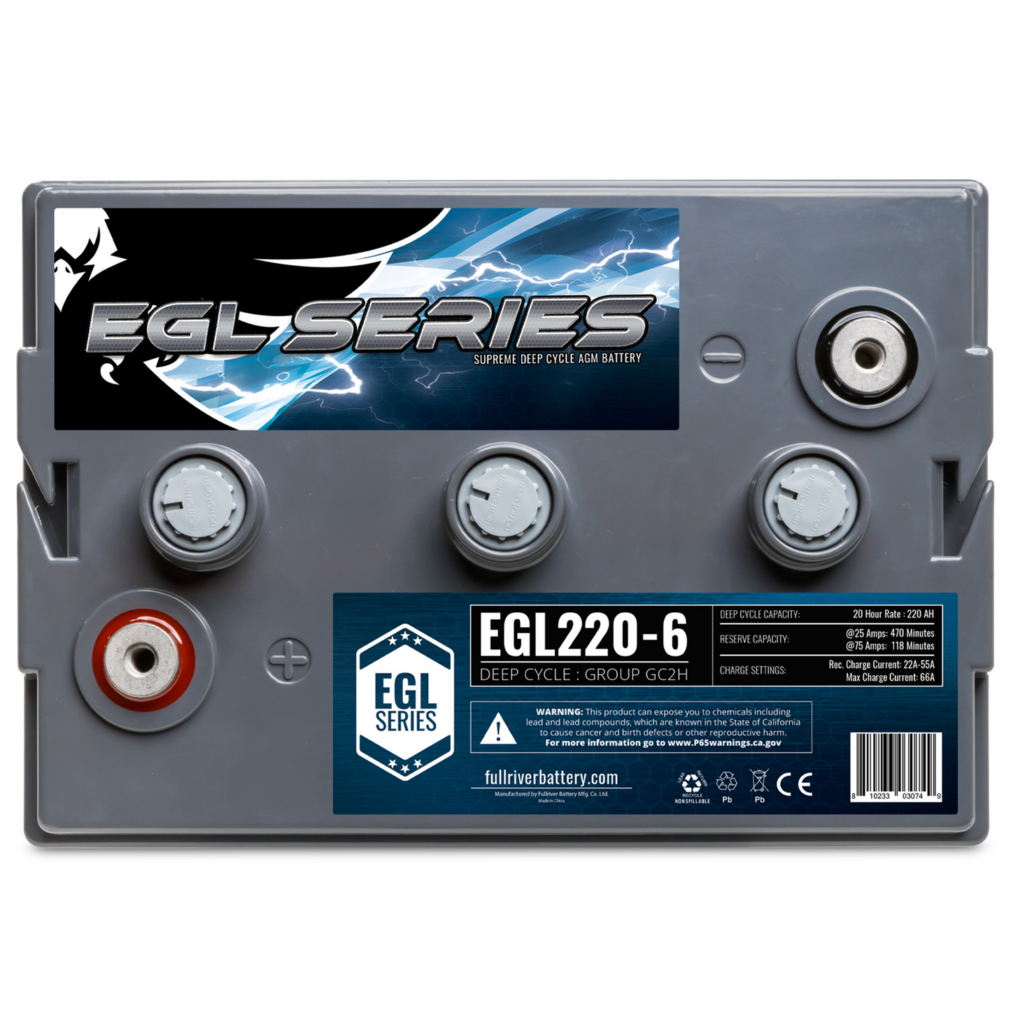 EGL220-6 Supreme Deep Cycle Battery