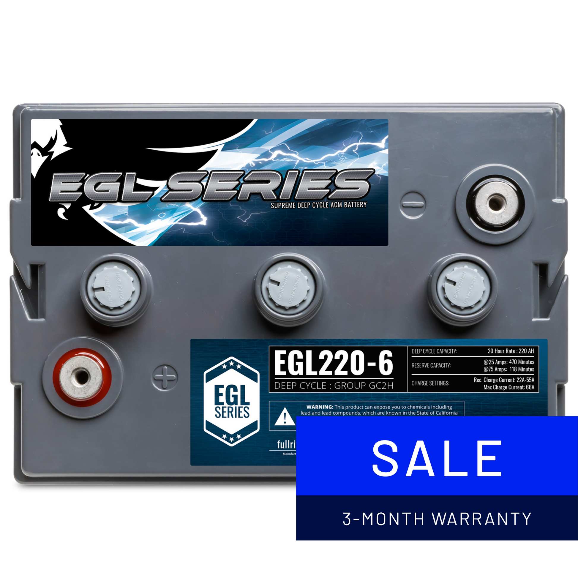 EGL220-6 Supreme Deep Cycle Battery