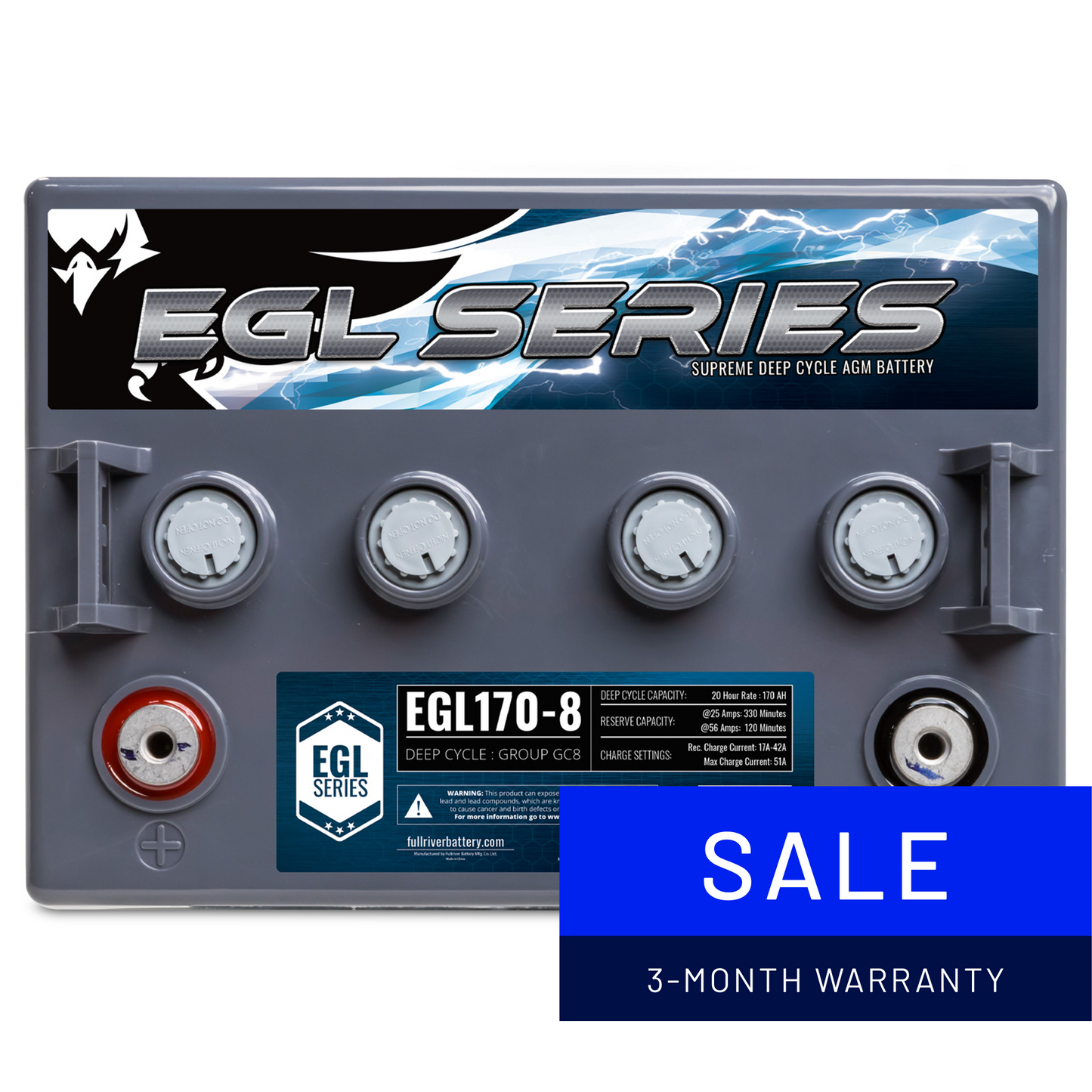 EGL170-8 Supreme Deep Cycle Battery
