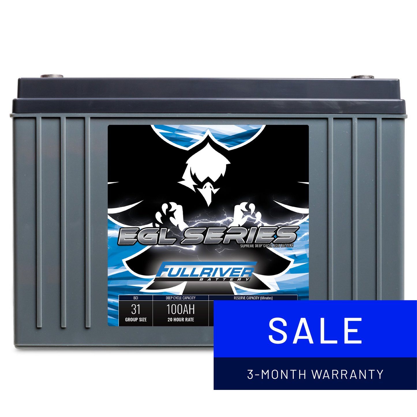 EGL100-12 Supreme Deep Cycle Battery