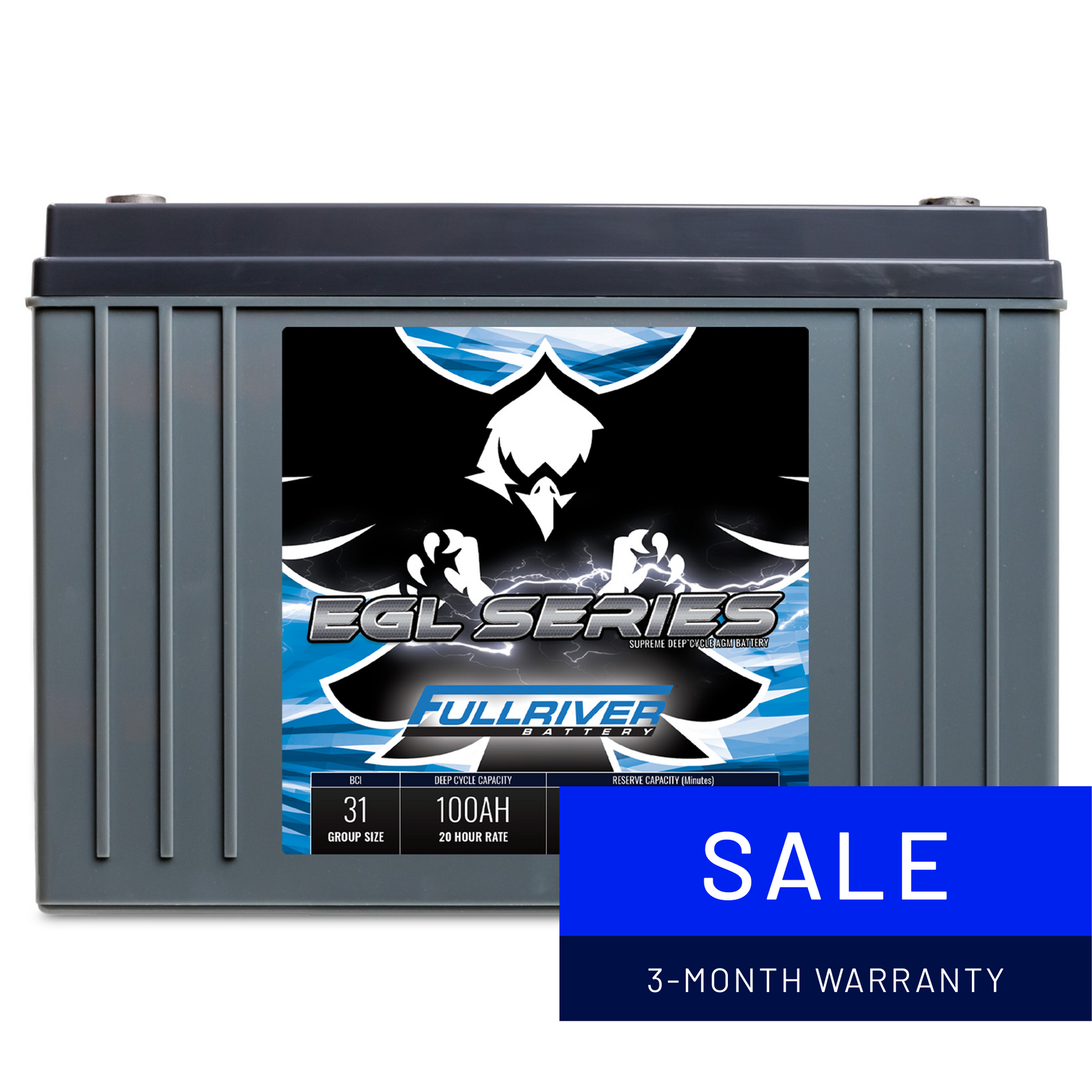 EGL100-12 Supreme Deep Cycle Battery
