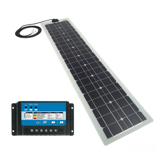 60 Watt Flexi PV Panel - Top (inc 10A Dual Con)