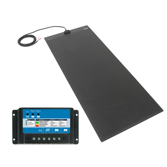 150 Watt MHD Flexi PV Panel - Top (inc 10A Dual Con)