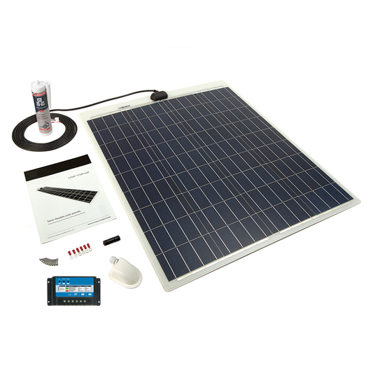 80 Watt Flexi PV Roof / Deck Kit - Top (inc 10A Dual Con)
