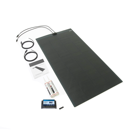 200 Watt MHD Flexi PV Roof / Deck Kit - Top  (inc 15A MPPT)