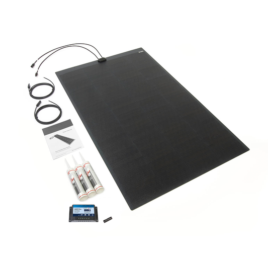 250 Watt MHD Flexi PV Roof / Deck Kit - Top  (inc 15A MPPT)