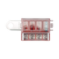 Fuse Block STBlade 4circ w/gnd/cvr