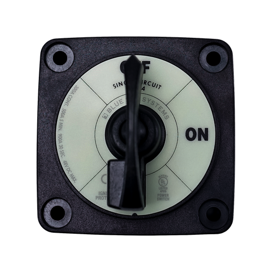 Single Circuit ON-OFF with Locking Key - Black
