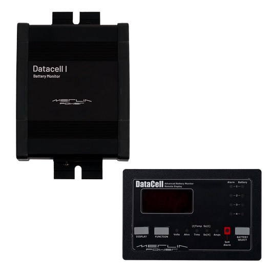 DataCell 1 + LED Panel - 12/24V Three Battery Bank