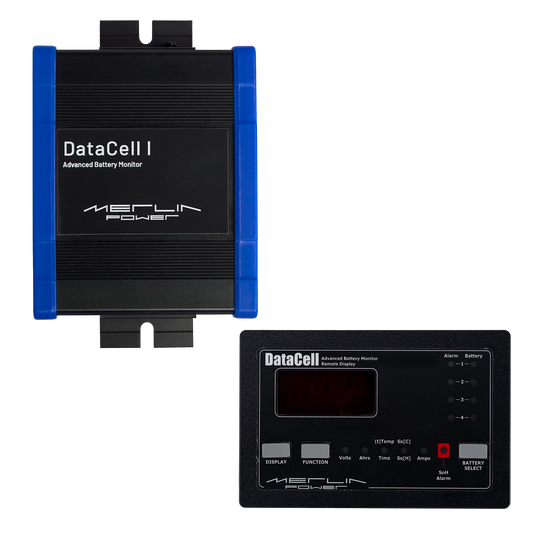 DataCell 1 + LED Panel - 12/24V Four Battery Bank