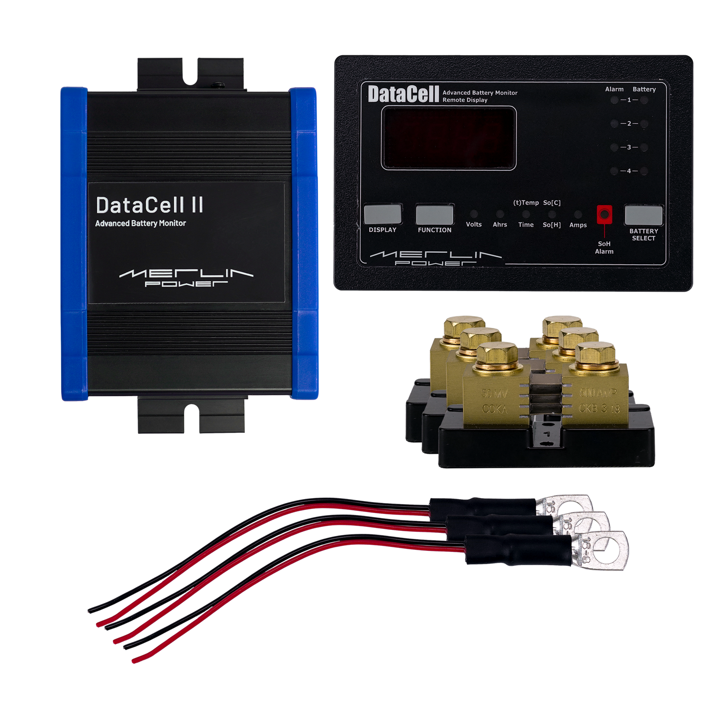 DataCell II + LED Panel Three Battery Bank
