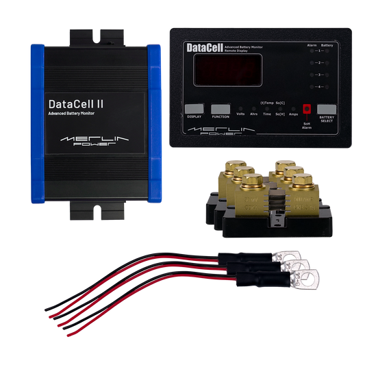 DataCell II + LED Panel Three Battery Bank