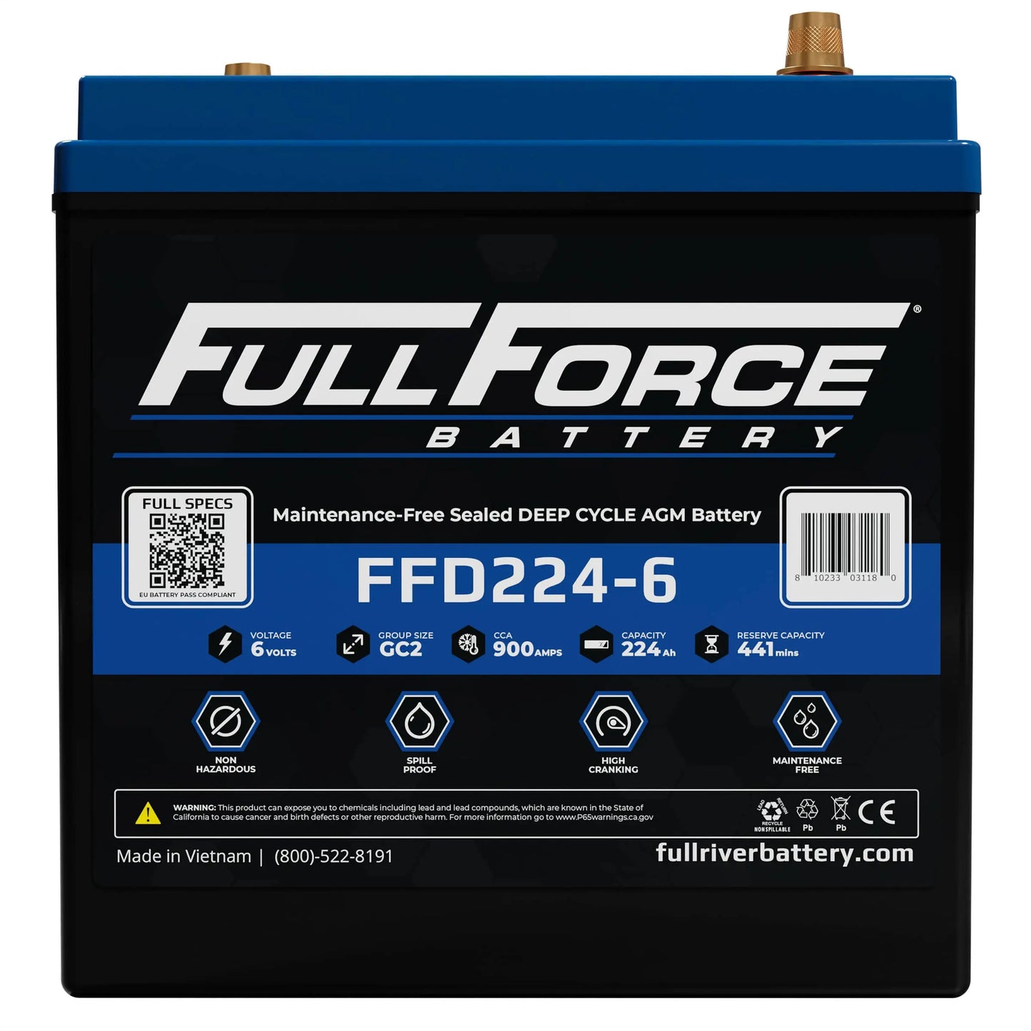 Full Force Battery FFD224-6