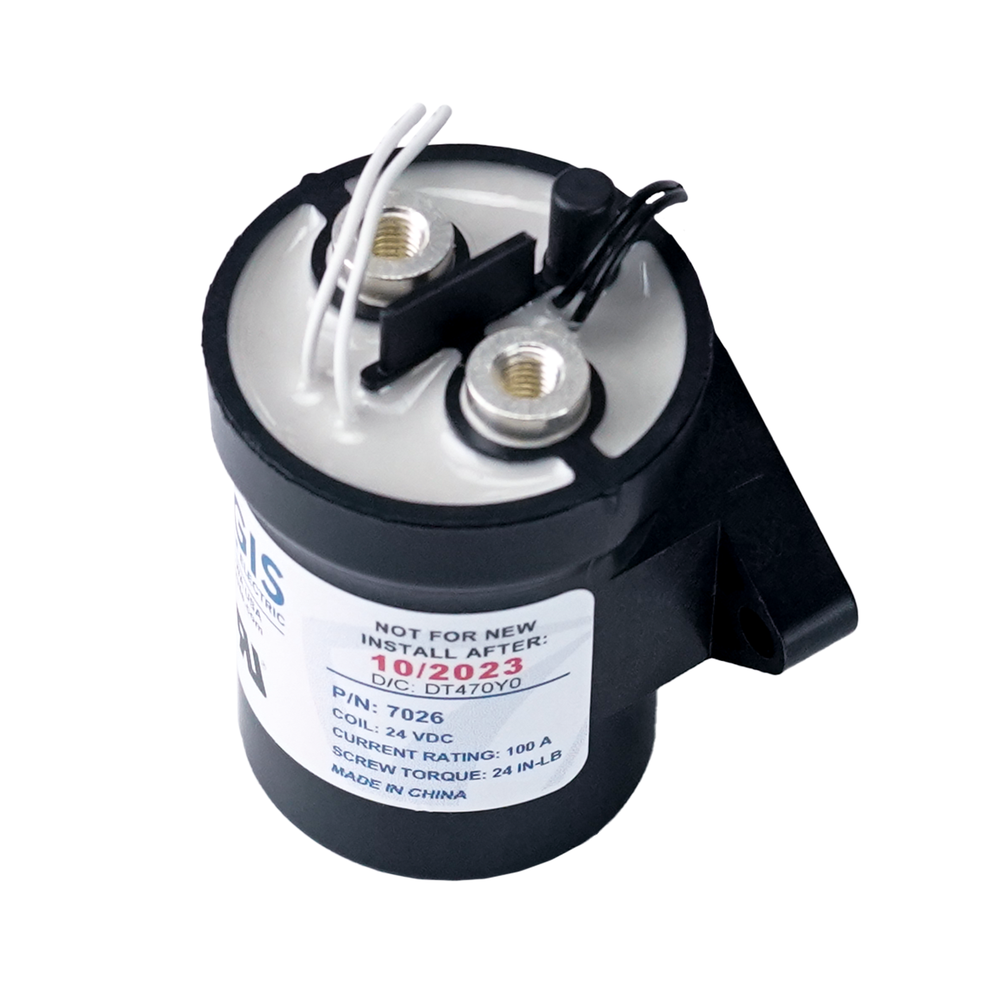 Contactor, 100A, 24V, w/ Aux Contacts – Merlin Power
