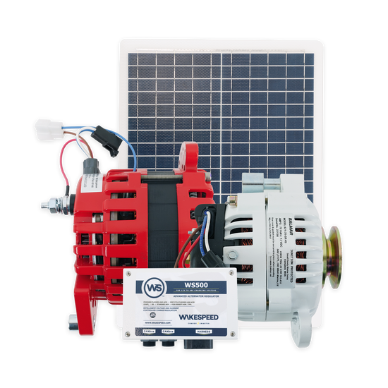 A collection of products Merlin supplies that are made to generate power. This includes solar panels, alternators, and regulators.